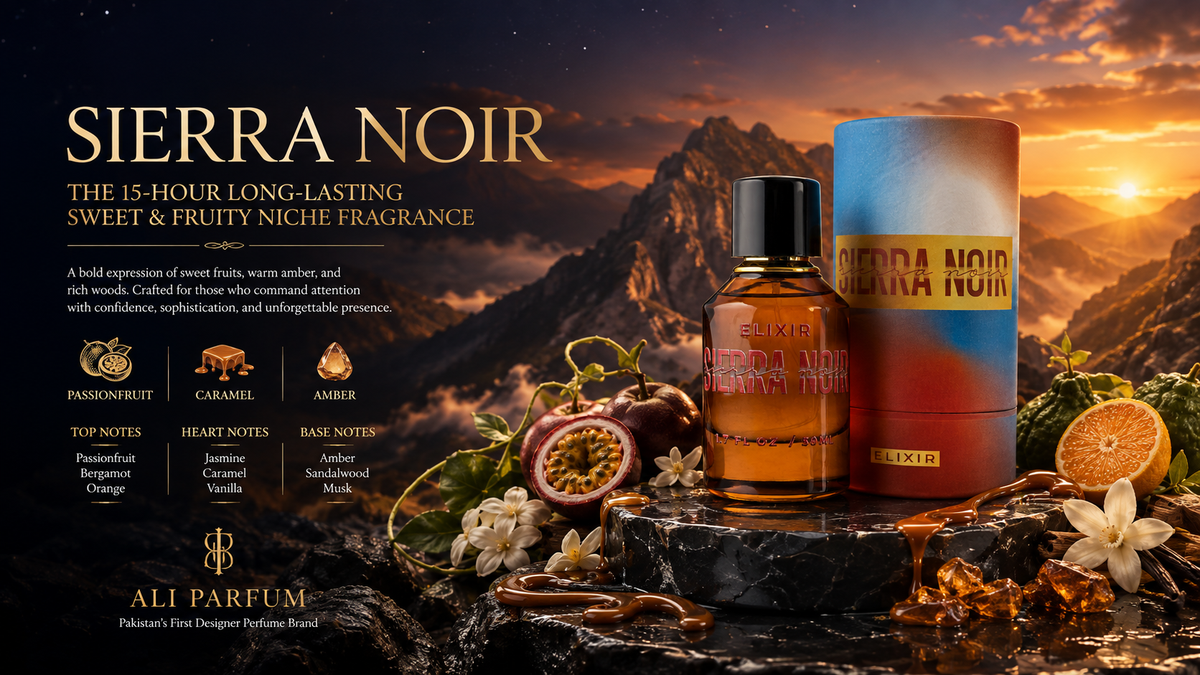 Sierra Noir — The 15-Hour Long-Lasting Sweet & Fruity Niche Fragrance