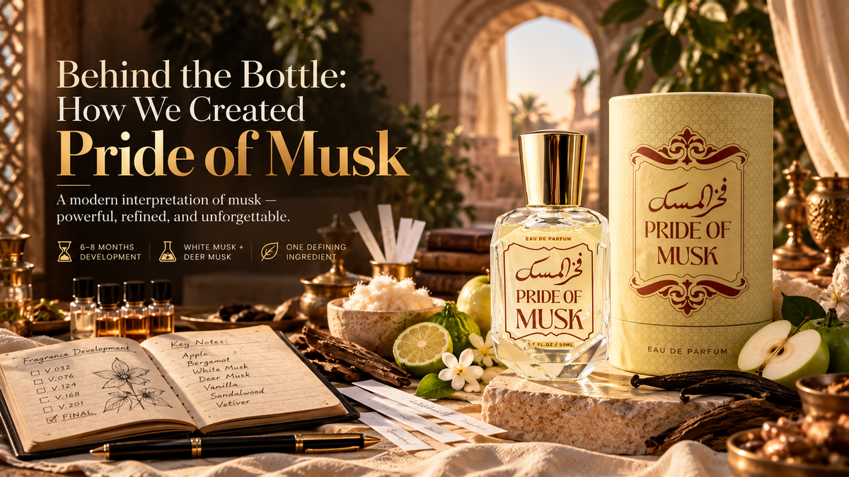 Behind the Bottle: How We Created Pride of Musk